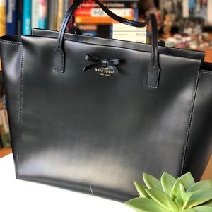 Kate Spade black leather bag